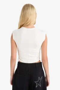 DeFacto Fitted Modal Short Sleeve T-Shirt - Image 6
