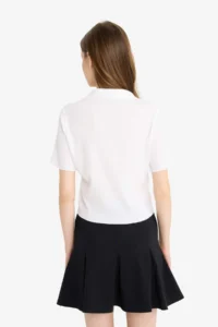 DeFacto Penye Astar Bengalin Mini Black Skirt - Image 7