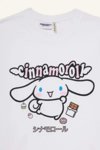 DeFacto Girl's Hello Kitty Relax Fit Crew Neck Short Sleeve T-Shirt - Image 8