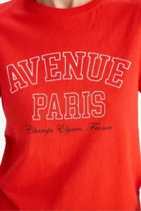 DeFacto 100% Cotton Printed Penye T-Shirt - Image 6