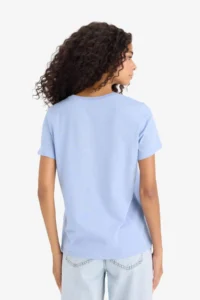 DeFacto 100% Cotton Printed Penye T-Shirt - Image 6