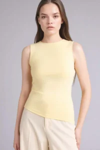 DeFacto slim Fit Crew Neck Rib Tank Top - Image 4
