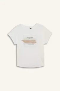 DeFacto Regular Fit Crew Neck Printed Short Sleeve T-Shirt - Image 7
