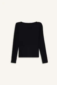 DeFacto Slim Fit Basic Plain Modal Long Sleeve T-Shirt - Image 3