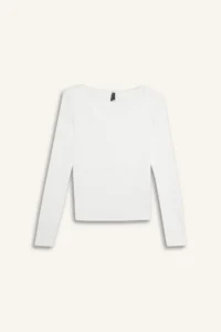 DeFacto Slim Fit Basic Plain Modal Long Sleeve T-Shirt - Image 7