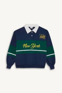 DeFacto Relax Fit Polo Neck Printed School Sweatshirt Girls - Image 3