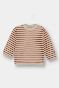 DeFacto Baby Boy Crew Neck Striped Sweatshirt