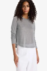 DeFacto Regular Fit Crew Neck Long Sleeve T-Shirt