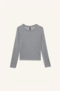 DeFacto Regular Fit Crew Neck Long Sleeve T-Shirt - Image 7