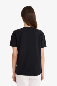 DeFacto 100% Cotton Relax Fit Printed Combed Cotton T-Shirt - Image 5