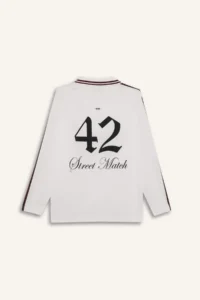 DeFacto Oversize Wide Fit Polo Neck Long Sleeve T-Shirt - Image 6
