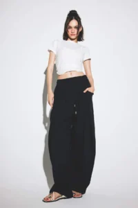 DeFacto Lace Detailed Short Sleeve T-Shirt - Image 2