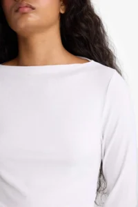DeFacto slim Fit Boat Neck Long Sleeve T-Shirt - Image 5
