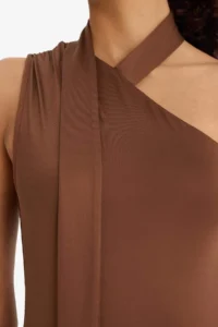 DeFacto One Shoulder Body with Tie Detail and Snap Fastener - Image 5