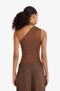 DeFacto One Shoulder Body with Tie Detail and Snap Fastener - Image 6