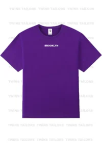 twins tailors Brooklyn Printed 3 Pack Unisex Saks Blue-Orange-Purple Kids T-Shirt/T-Shirt - Image 2