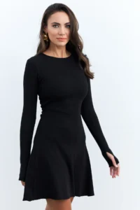 Cool & Sexy Women Black tied up Camisole Mini Dress - Image 4