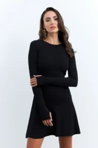 Cool & Sexy Women Black tied up Camisole Mini Dress - Image 5