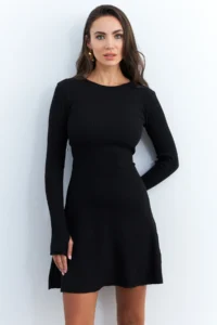 Cool & Sexy Women Black tied up Camisole Mini Dress - Image 7