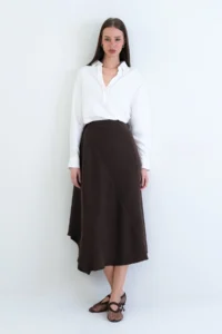 VAGGON Asymmetric Kesim Skirt - Image 3