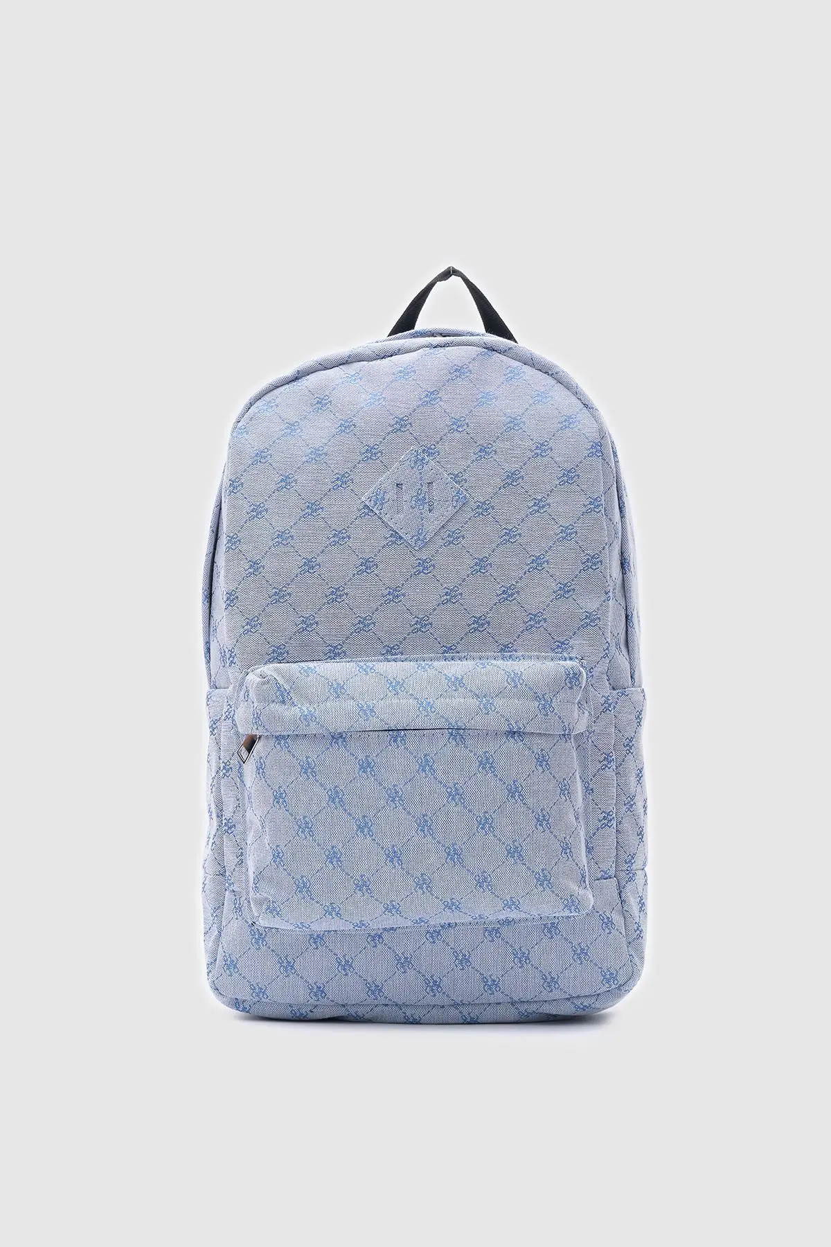 Shule Bags Louse jacquard Backpack Blue