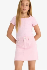 DeFacto Short Sleeve T-Shirt Girls'