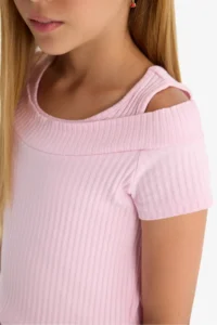 DeFacto Short Sleeve T-Shirt Girls' - Image 6