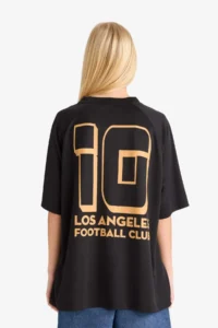 DeFacto MLS Oversize Wide Fit Back Printed Short Sleeve T-Shirt - Image 6