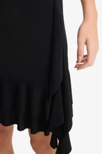 DeFacto A Cut Normal Waist Ruffle Detailed Mini Skirt - Image 5