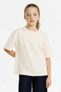 DeFacto Oversized Crew Neck Short Sleeve T-Shirt Girl - Image 3