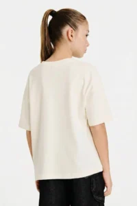 DeFacto Oversized Crew Neck Short Sleeve T-Shirt Girl - Image 4