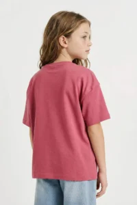 DeFacto Oversized Crew Neck Short Sleeve T-Shirt Girl - Image 4