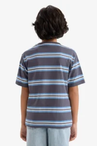 DeFacto New Regular Fit Crew Neck Short Sleeve T-Shirt Boy - Image 5