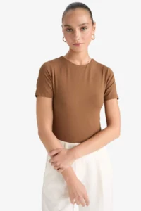 DeFacto Crew Neck Short Sleeve T-Shirt - Image 3