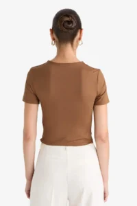 DeFacto Crew Neck Short Sleeve T-Shirt - Image 6