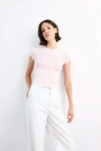 DeFacto Crew Neck Short Sleeve T-Shirt