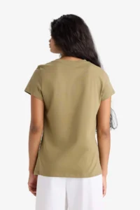 DeFacto 100% Cotton Regular Fit Combed Cotton T-Shirt - Image 5