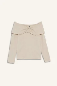 DeFacto slim Fit off shoulder Long Sleeve T-Shirt