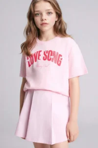 DeFacto Oversized Printed T-Shirt Girls' - Image 3