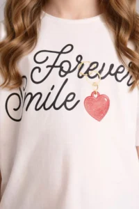 DeFacto Oversized Printed T-Shirt Girls' - Image 4