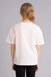 DeFacto Oversized Printed T-Shirt Girls' - Image 5