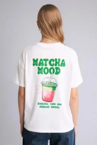 DeFacto Oversize Crew Neck Printed Short Sleeve T-Shirt - Image 5