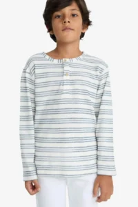 DeFacto Crew Neck Striped Sweatshirt Boy