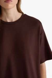 DeFacto Relax Fit Crew Neck Basic Plain Short Sleeve T-Shirt - Image 6