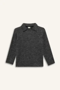 DeFacto Polo Shirt Collar Sweatshirt Boys' - Image 3