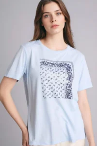 DeFacto Regular Fit Crew Neck Printed Short Sleeve T-Shirt