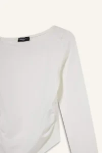 DeFacto Fitted Crew Neck Ribbed Long Sleeve T-Shirt - Image 5