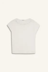 DeFacto Women T-shirt G3285AX/WT32 OFF WHITE