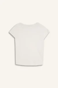 DeFacto Women T-shirt G3285AX/WT32 OFF WHITE - Image 3