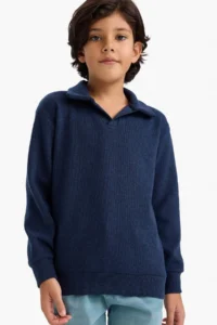 DeFacto Apparel Collar Sweatshirt Boys' - Image 3